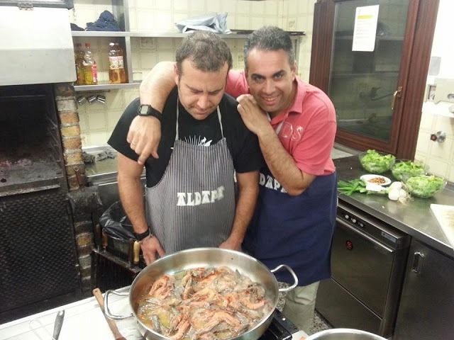 Gambones al ron